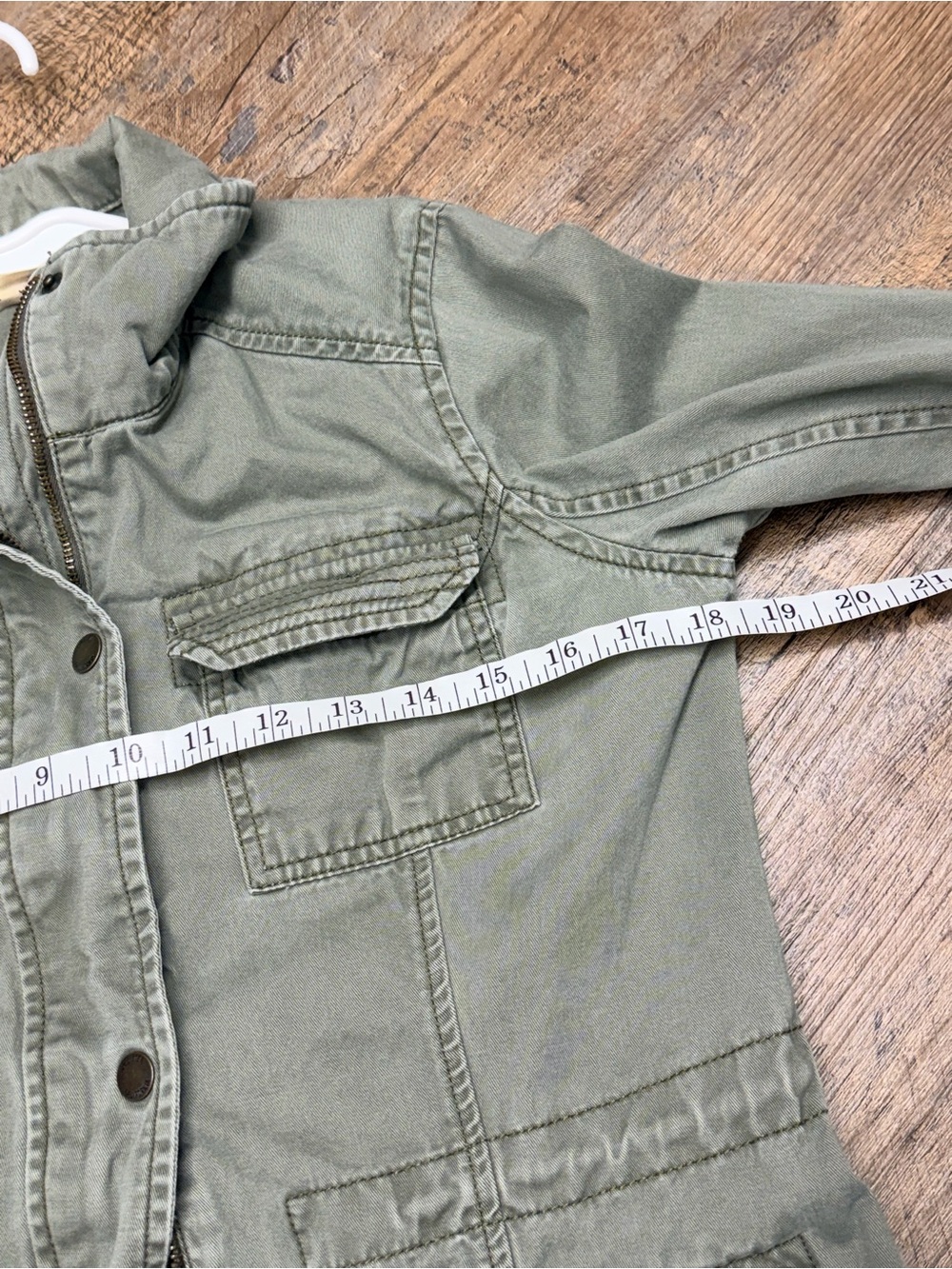 Hollister y2k Army Green Utility Jacket size small - Picture 10 of 12